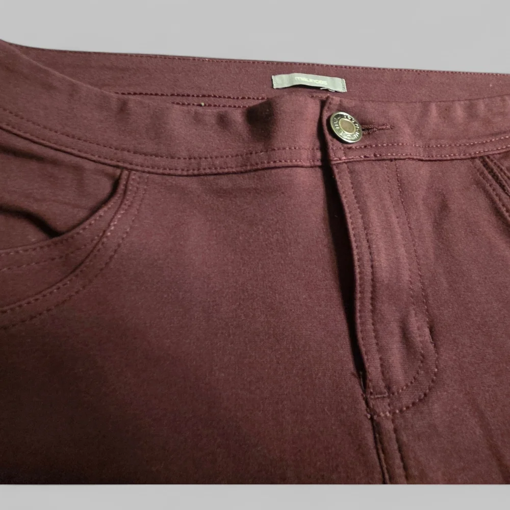 Maurices Burgundy Skinny Pants - Picture 8 of 8